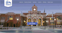Desktop Screenshot of lewisvillechamber.org